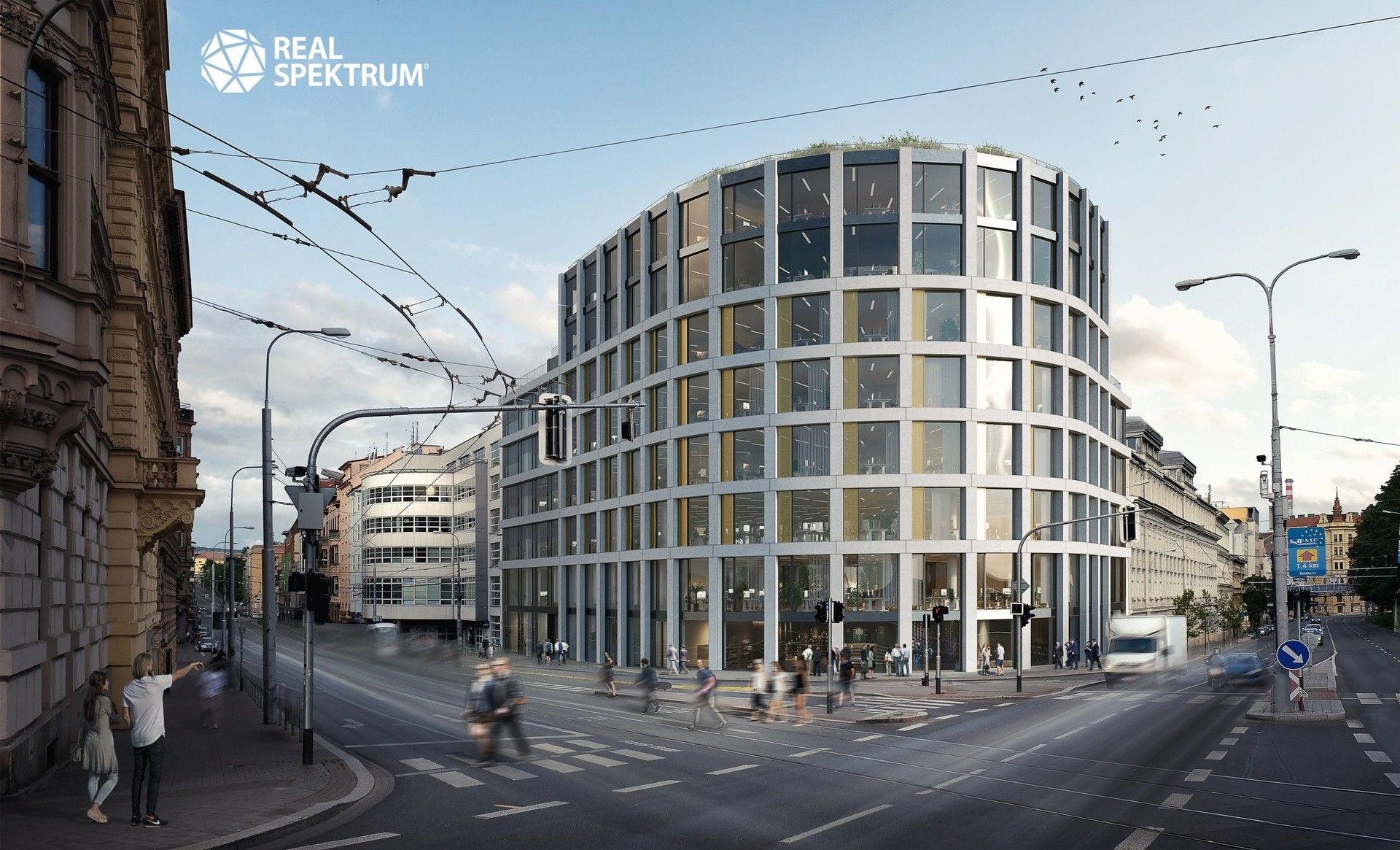 Kancelář · 938 m² · Milady Horákové, Brno - 4