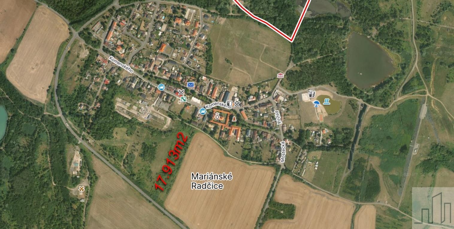 Prodej komerční pozemek - Mariánské Radčice, 17 913 m²