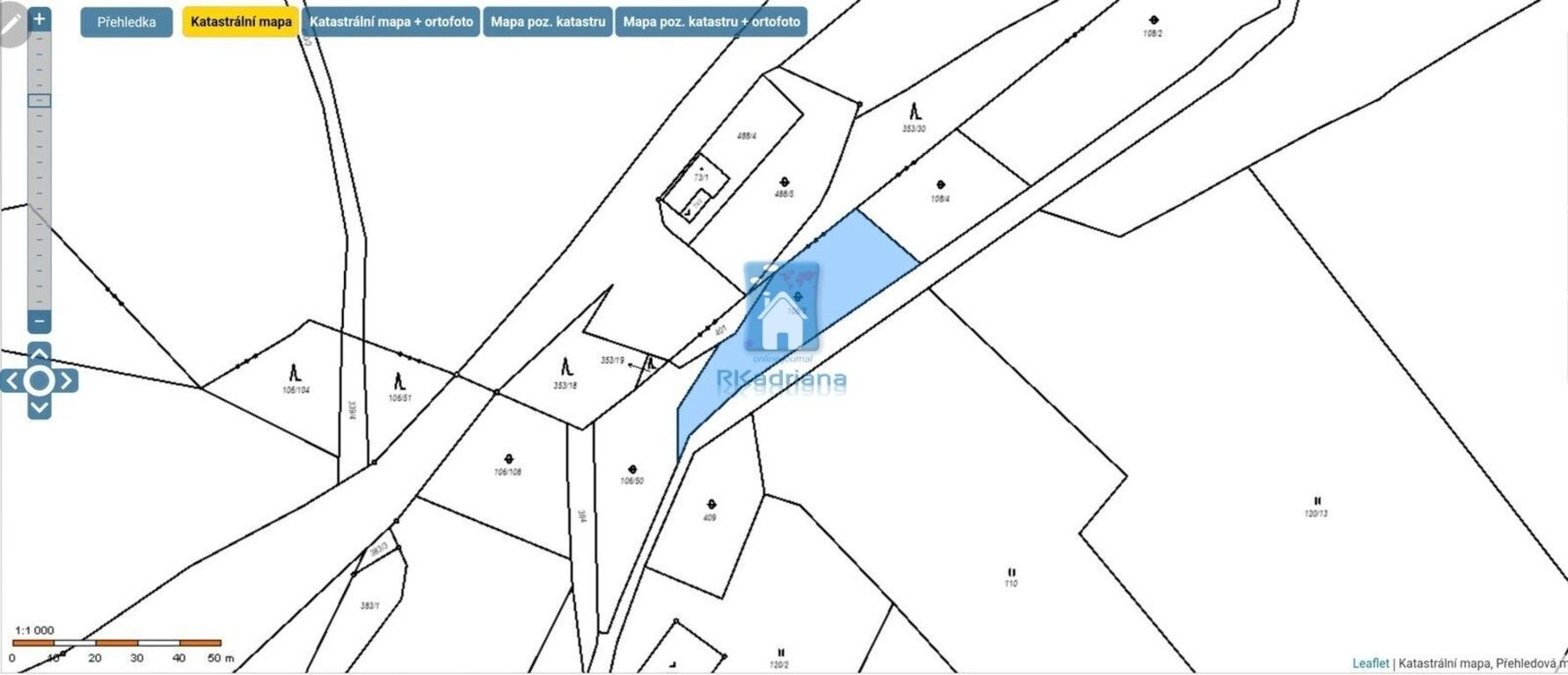 Prodej louka - Lenora, 55 m²