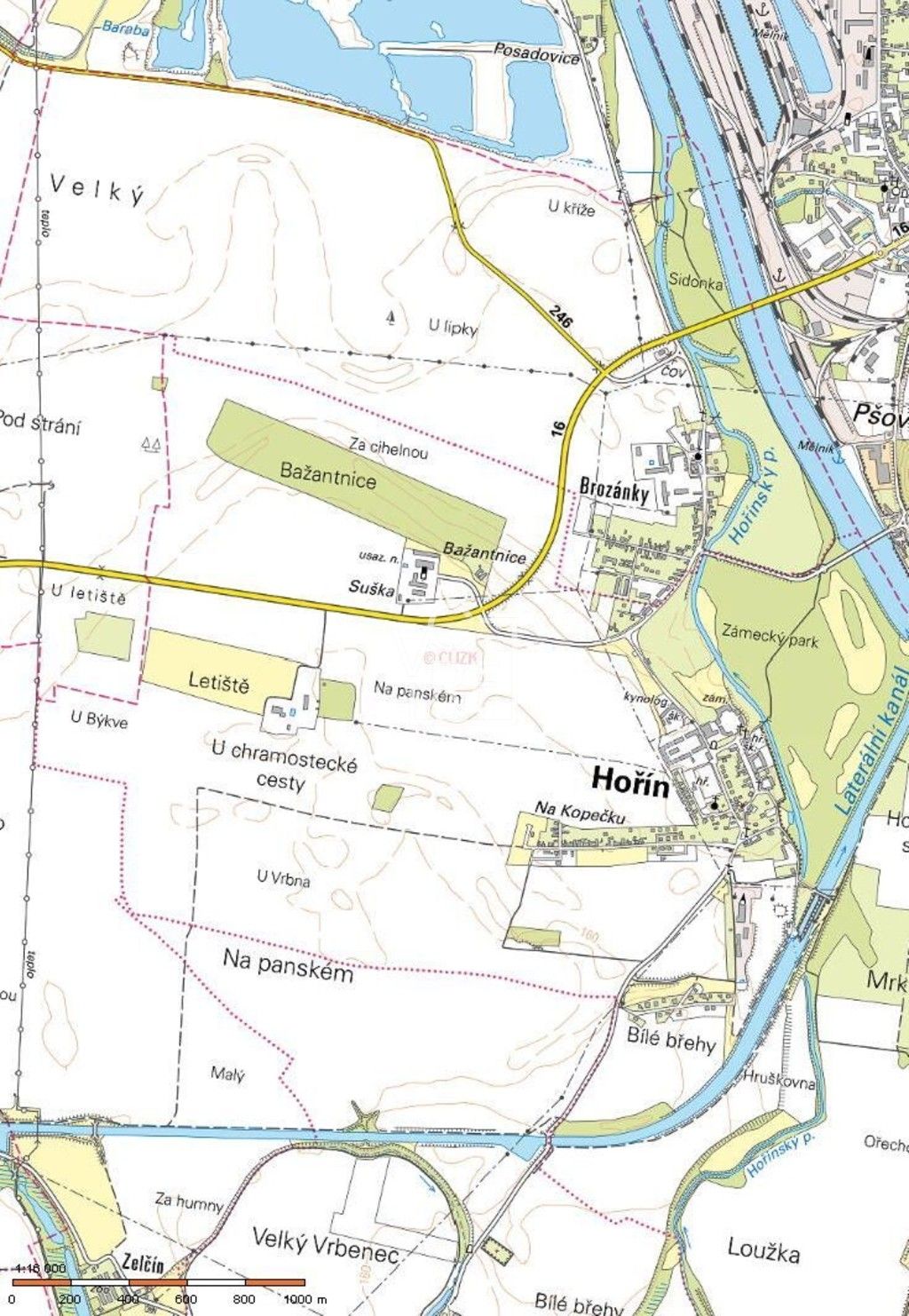 Pozemek · 1 146 m² · Hořín - 3