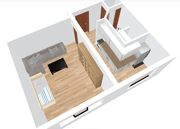 Pronájem byt 1+1 - Karviná, 40 m² - 2