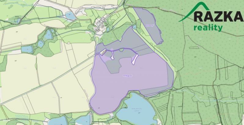 Prodej zemědělský pozemek - Březí, Ctiboř, 859 004 m²