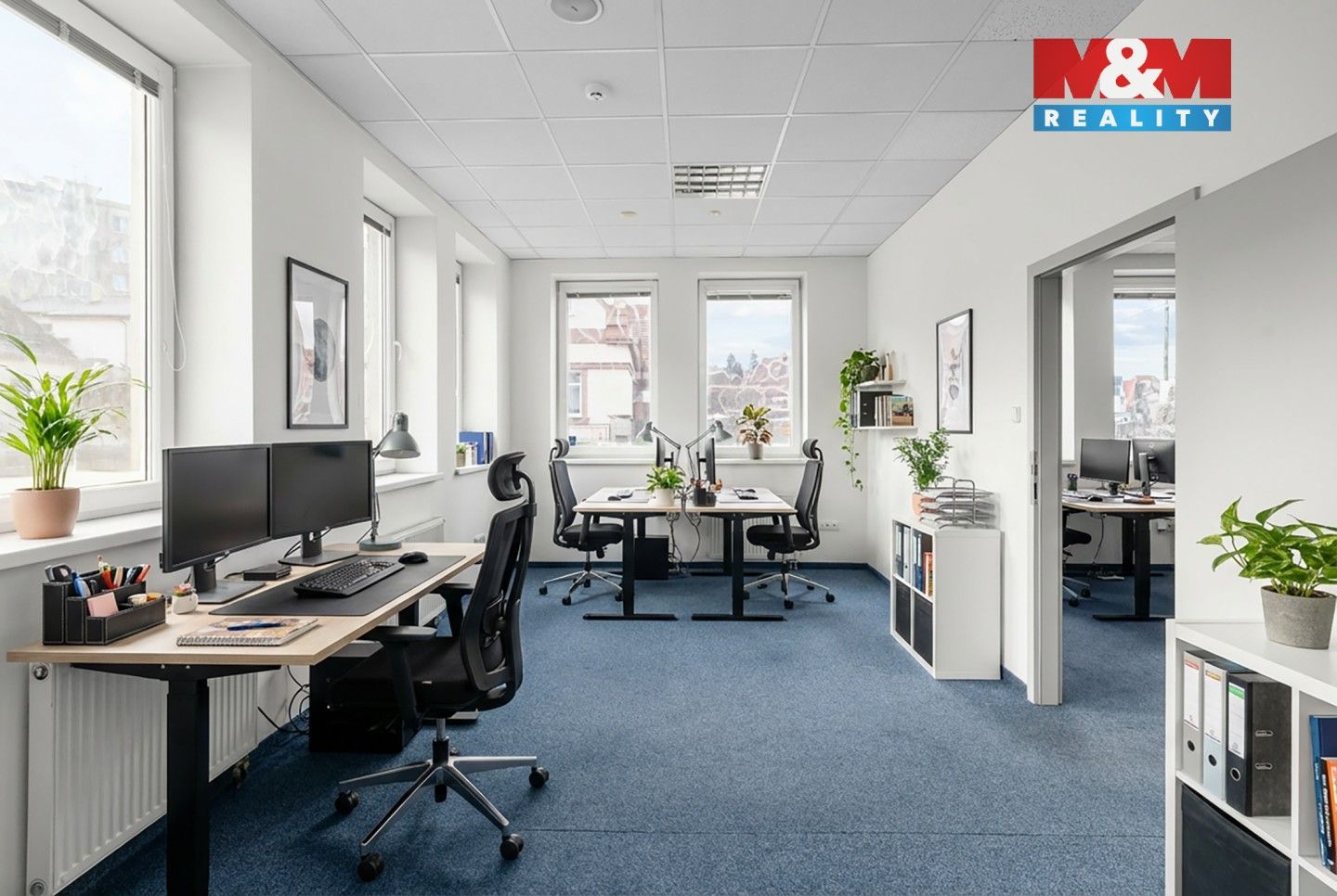 Pronájem kancelář - Čechova, Kladno, 167 m²