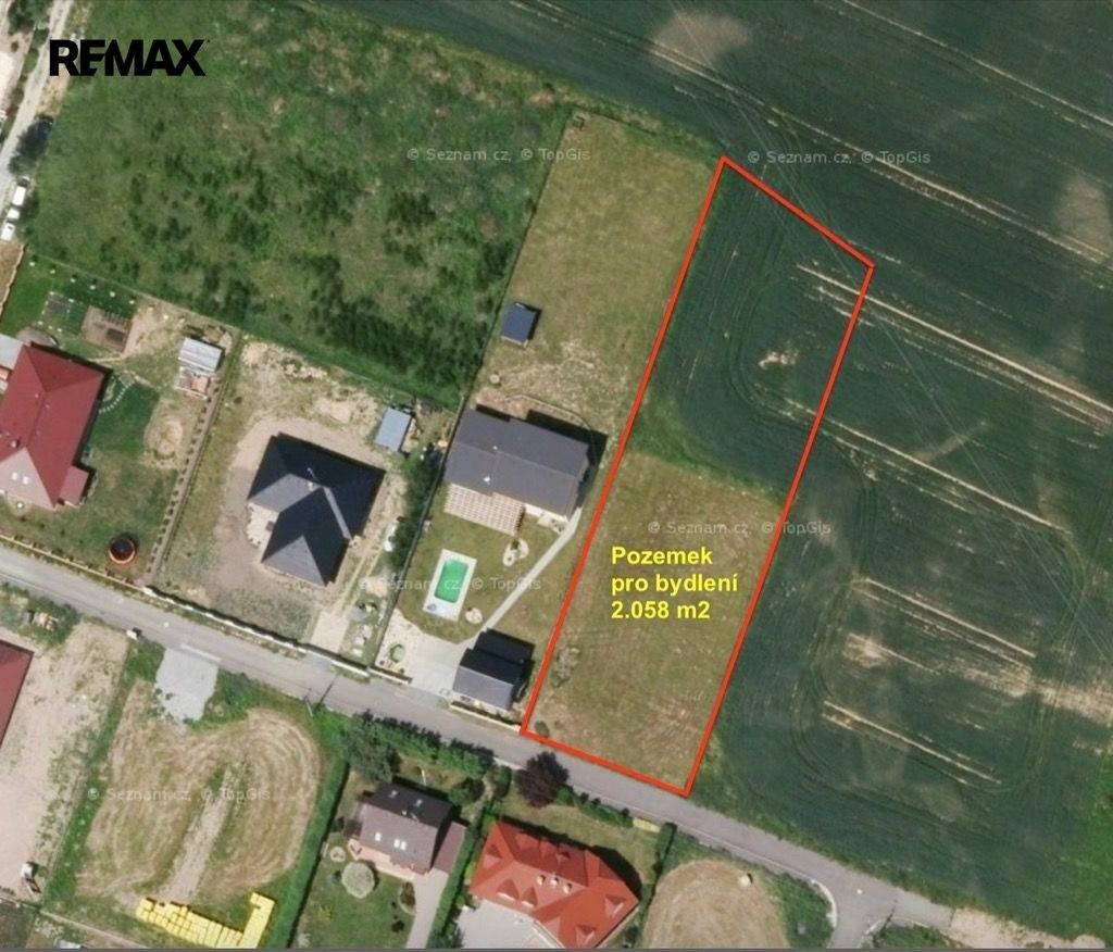 Pozemky pro bydlení, Pyšely, 2 058 m² - 2
