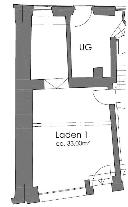 Kanceláře, Luisenstr. 24 Baden-Baden Baden-Baden Baden-Württemberg 76530, 33 m² - 1