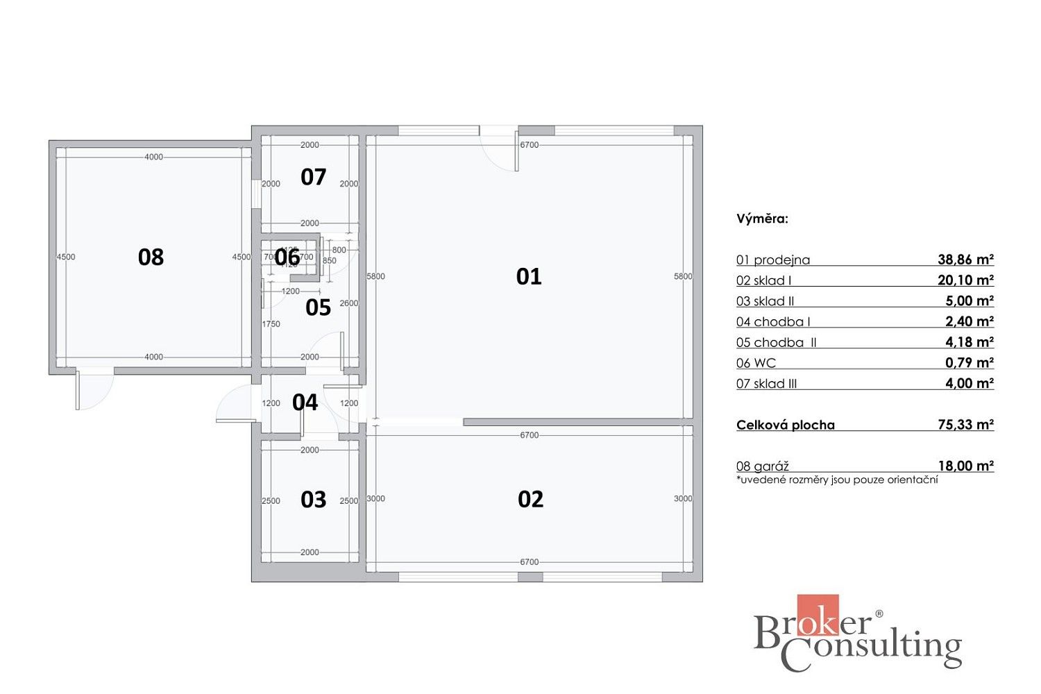 Obchodní prostory, Brtnice - Dolní Smrčné, okres Jihlava, Kraj Vysočina, 98 m² - 2