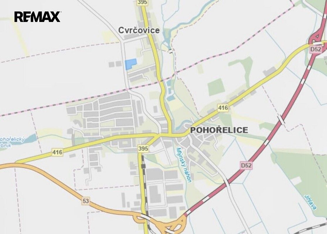 Pozemky pro bydlení, Cvrčovice, okres Brno-venkov - 1
