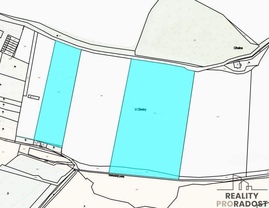 Zemědělské pozemky, Drahenice, 35 031 m²