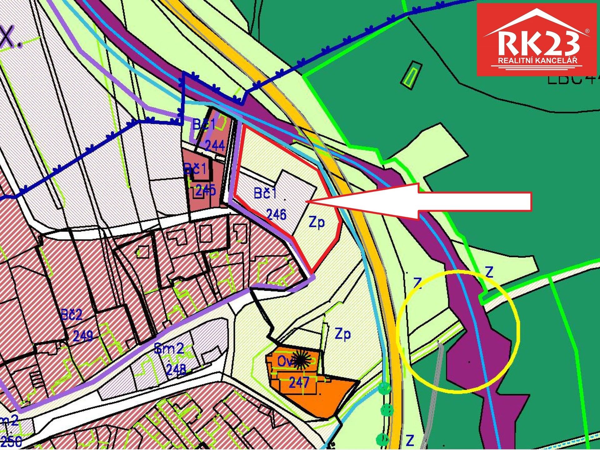 Prodej pozemek pro bydlení - Za Školou, Mariánské Lázně, 6 347 m²