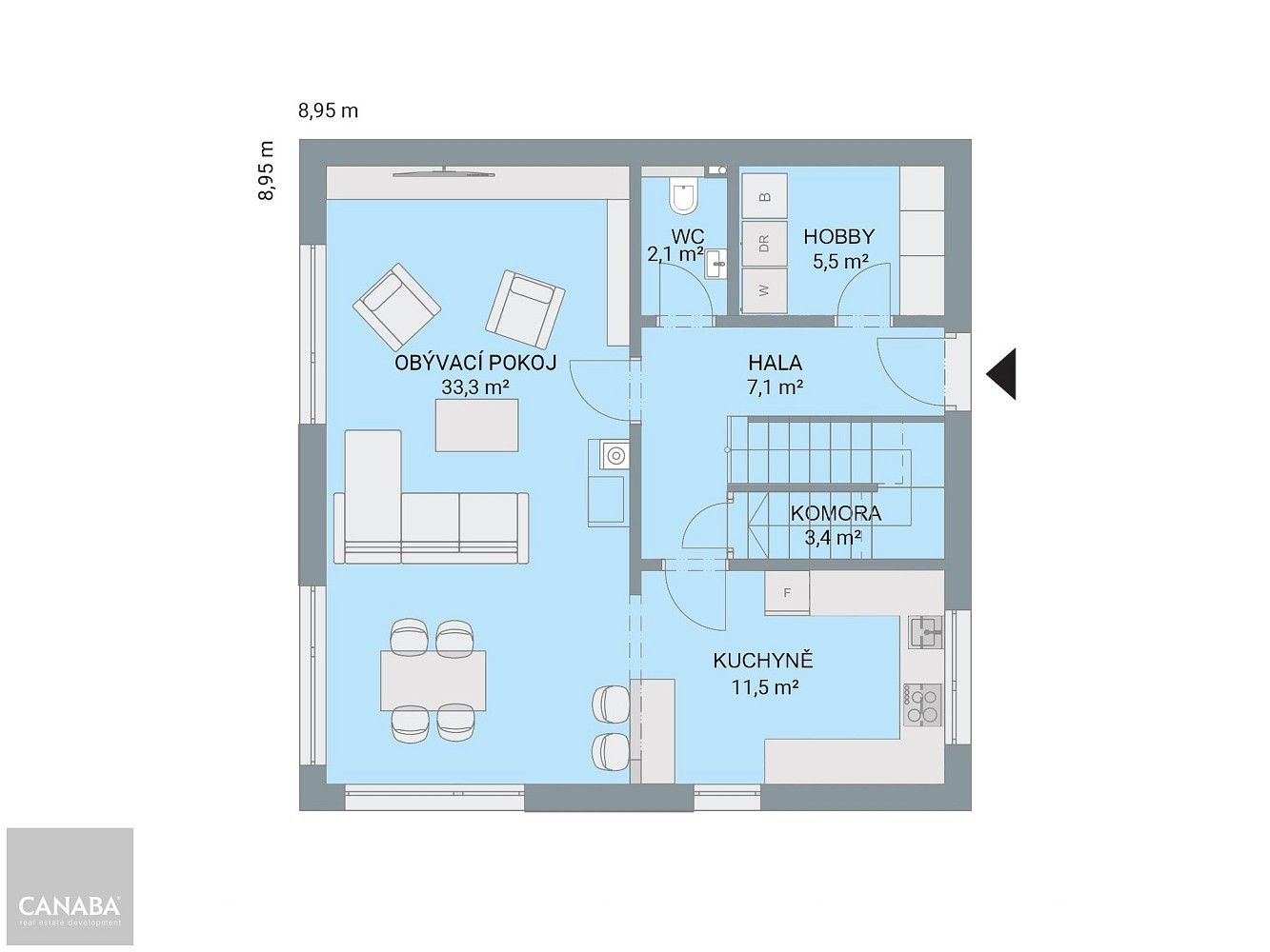 Rodinné domy, Benešov, Středočeský kraj, 131 m² - 2