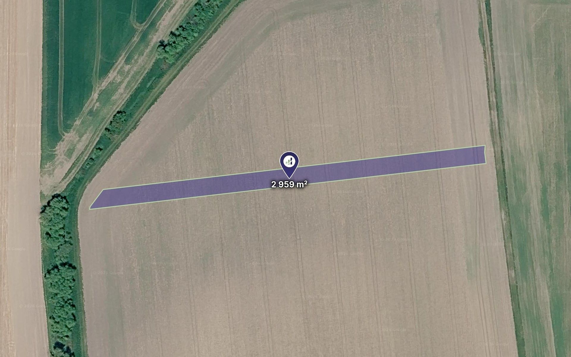 Zemědělské pozemky, Holice, 2 959 m² - 1
