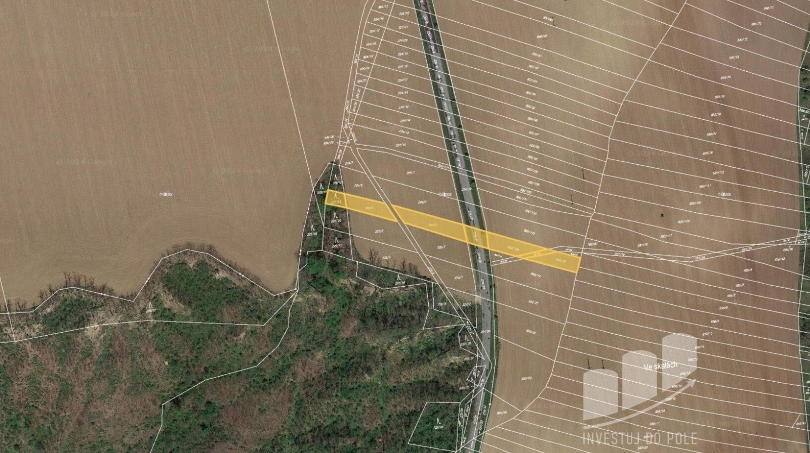 Prodej zemědělský pozemek - Rokytná, Moravský Krumlov, 1 925 m²