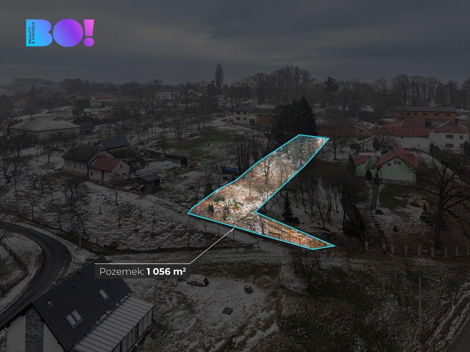 Pozemky pro bydlení, Jeseník nad Odrou, 1 056 m² - 2