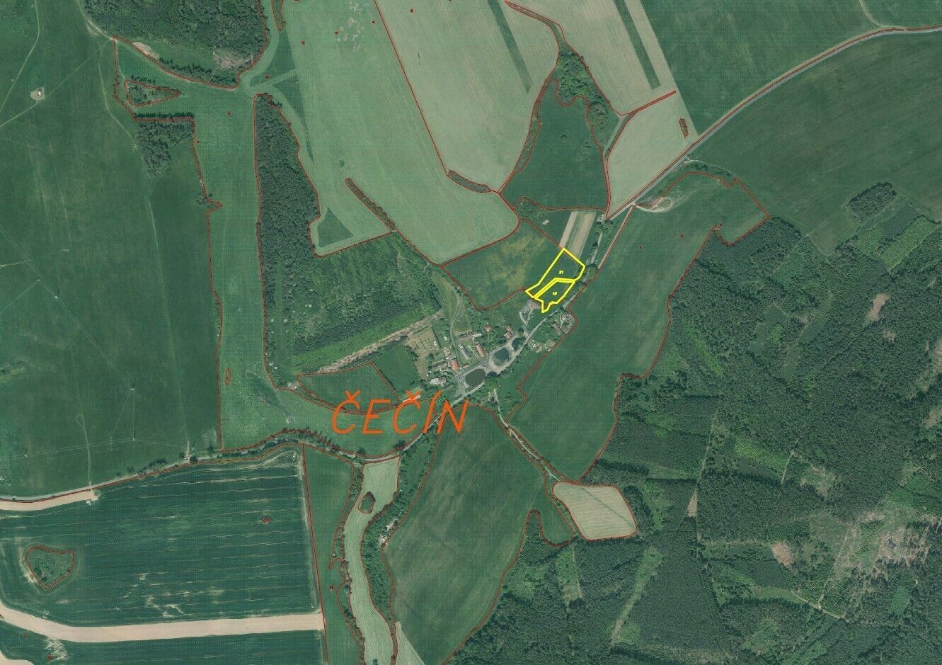 Prodej pozemek - Čečín, Bělá nad Radbuzou, 6 m²