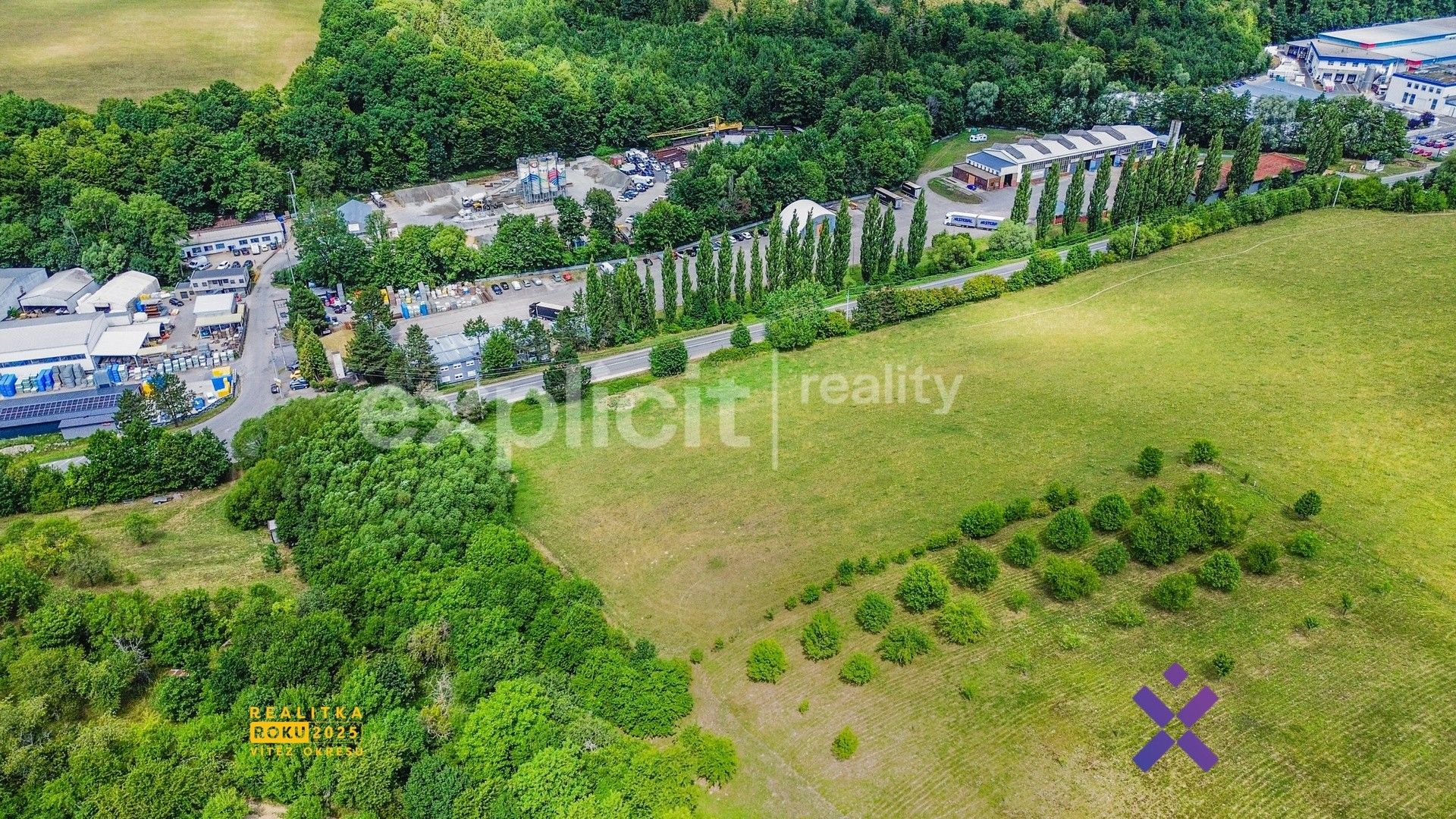 Komerční pozemky, Slušovice, 11 660 m² - 2