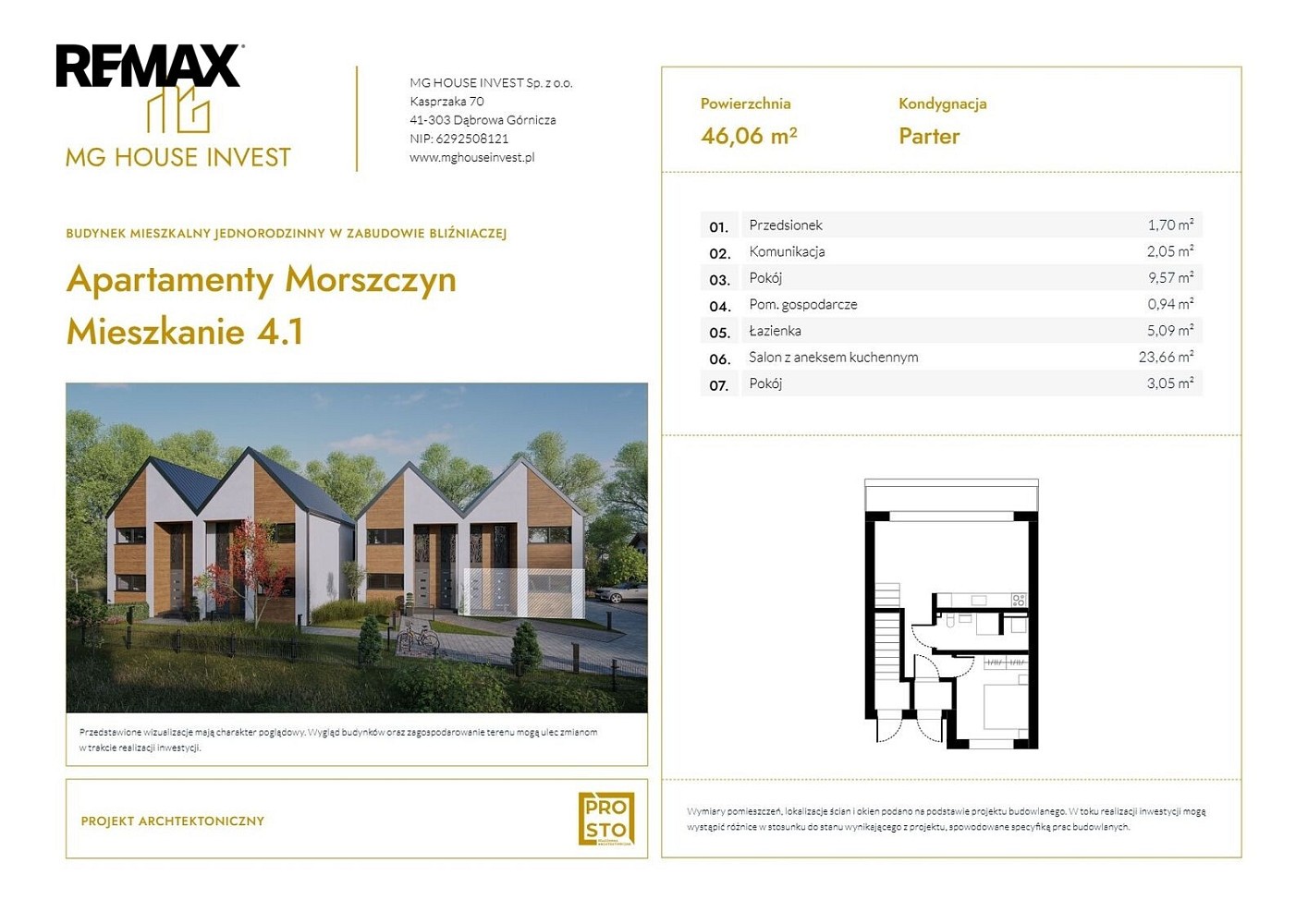 Byt 2+kk · 43 m² · Łeba, Powiat lęborski, Polsko - 4