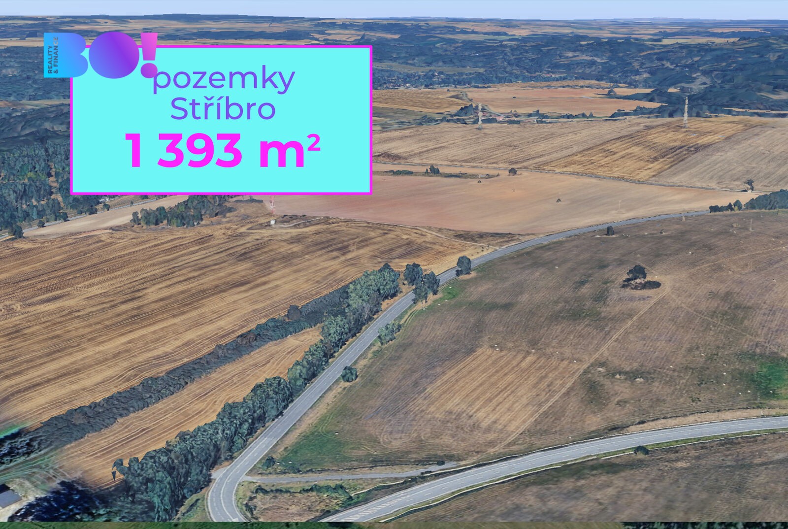 Zemědělský pozemek, 1 393 m²