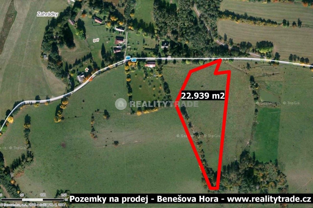 Zemědělské pozemky, Benešova Hora, Vacov, 22 m²