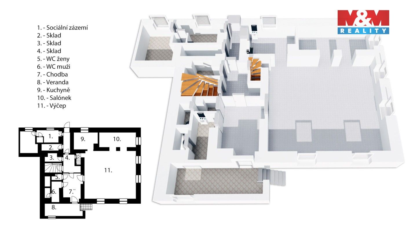 Prodej restaurace - Studnice, 130 m²