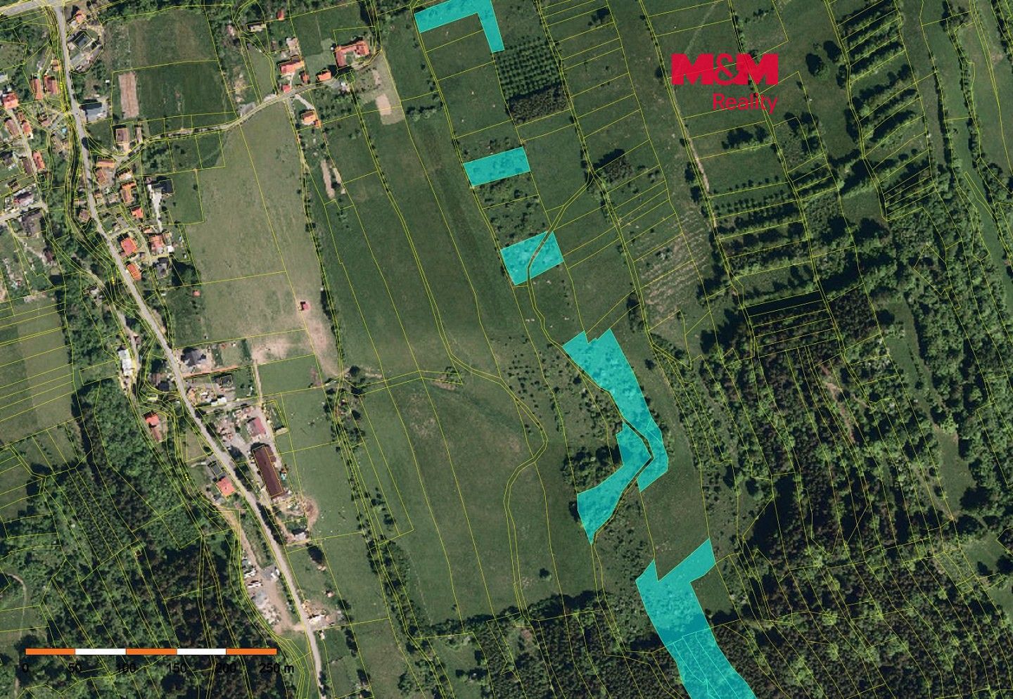Louka, 12 835 m²