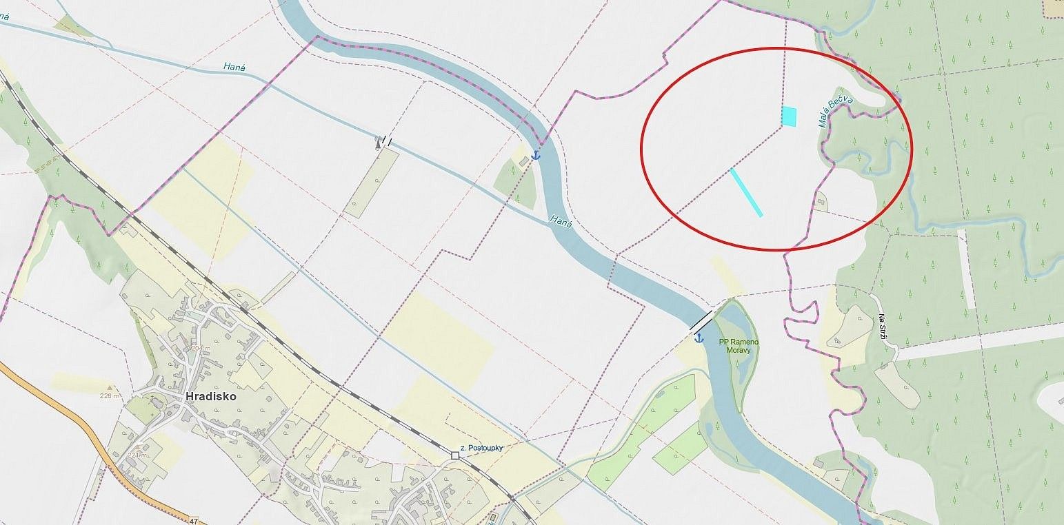 Prodej zemědělský pozemek - Kroměříž - Postoupky, Zlínský kraj - 2