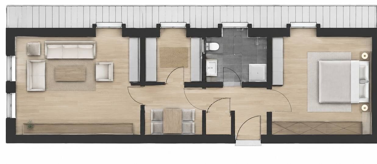 2+kk, Ulm-Söflingen Ulm Baden-Württemberg 89077, 53 m² - 2