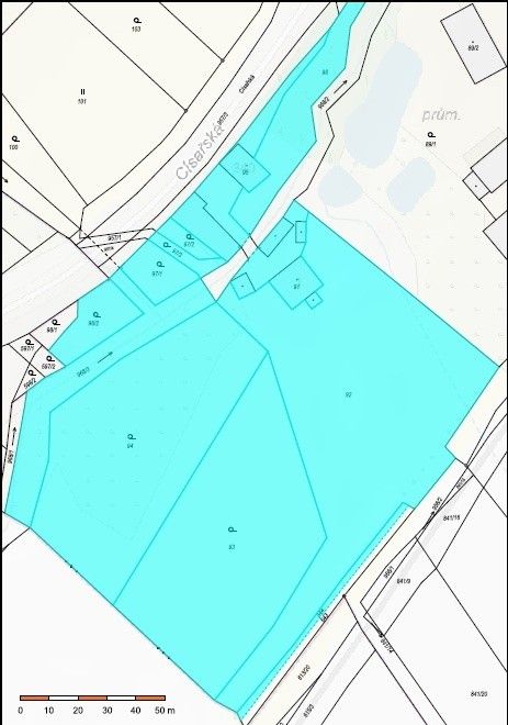 Prodej pozemek pro bydlení - Bernartice nad Odrou, 741 01