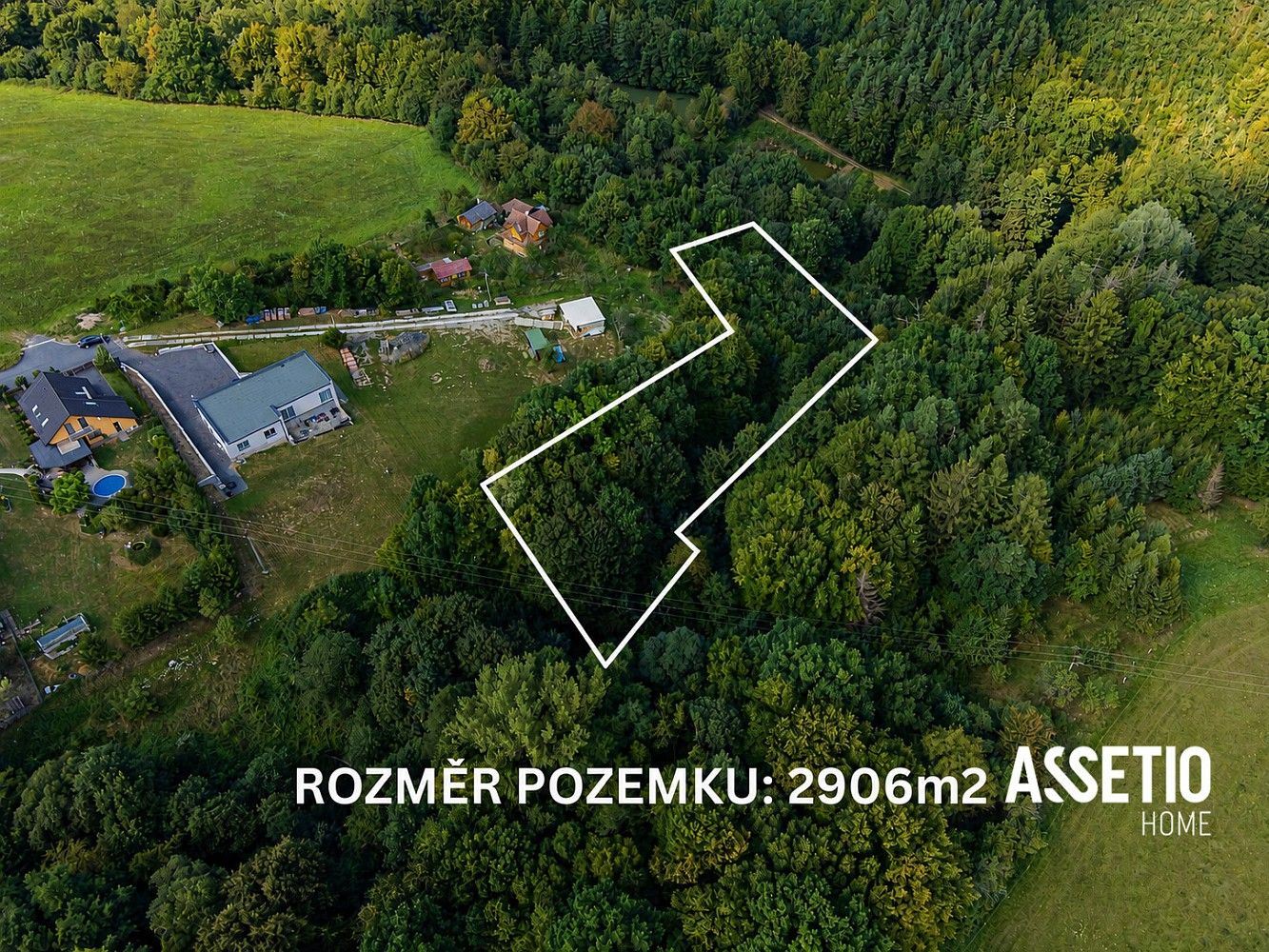 Pozemek pro bydlení, 2 906 m²