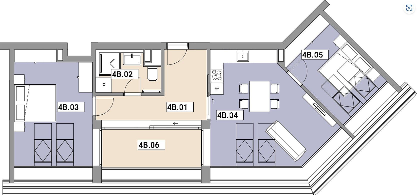 3+kk, Elišky Přemyslovny, Praha 5 - Zbraslav, 61 m² - 2