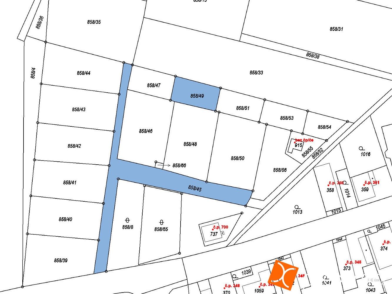 Prodej zahrada - Horní Jelení, okres Pardubice, Pardubický kraj - 2