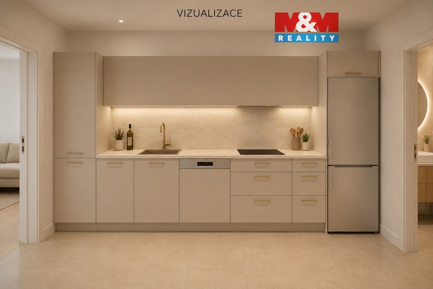 3+kk, Pod třešněmi, Praha, 52 m² - 1