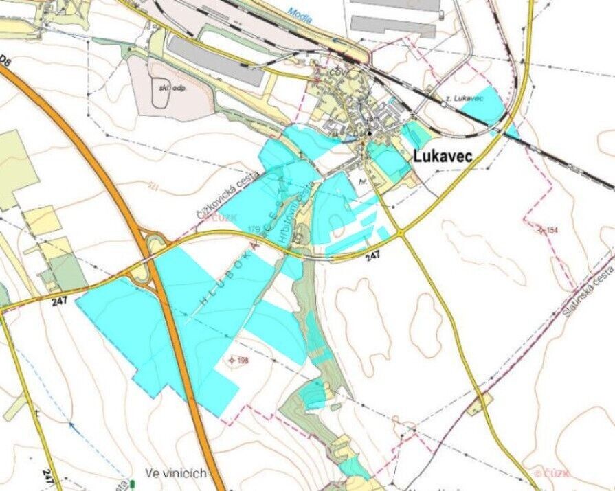 Zemědělské pozemky, Lukavec, 847 411 m² - 2