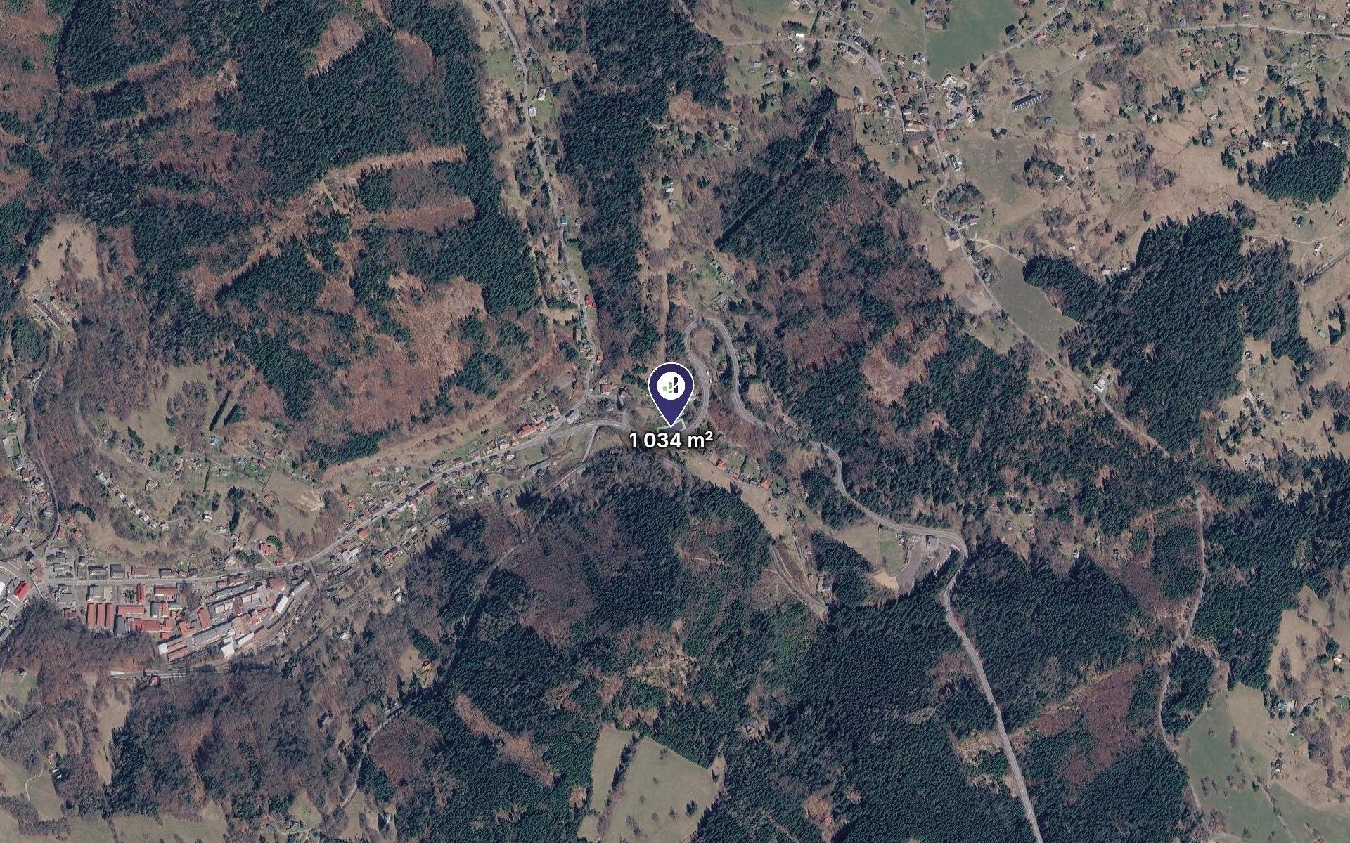 Louky, Desná, 1 034 m² - 2