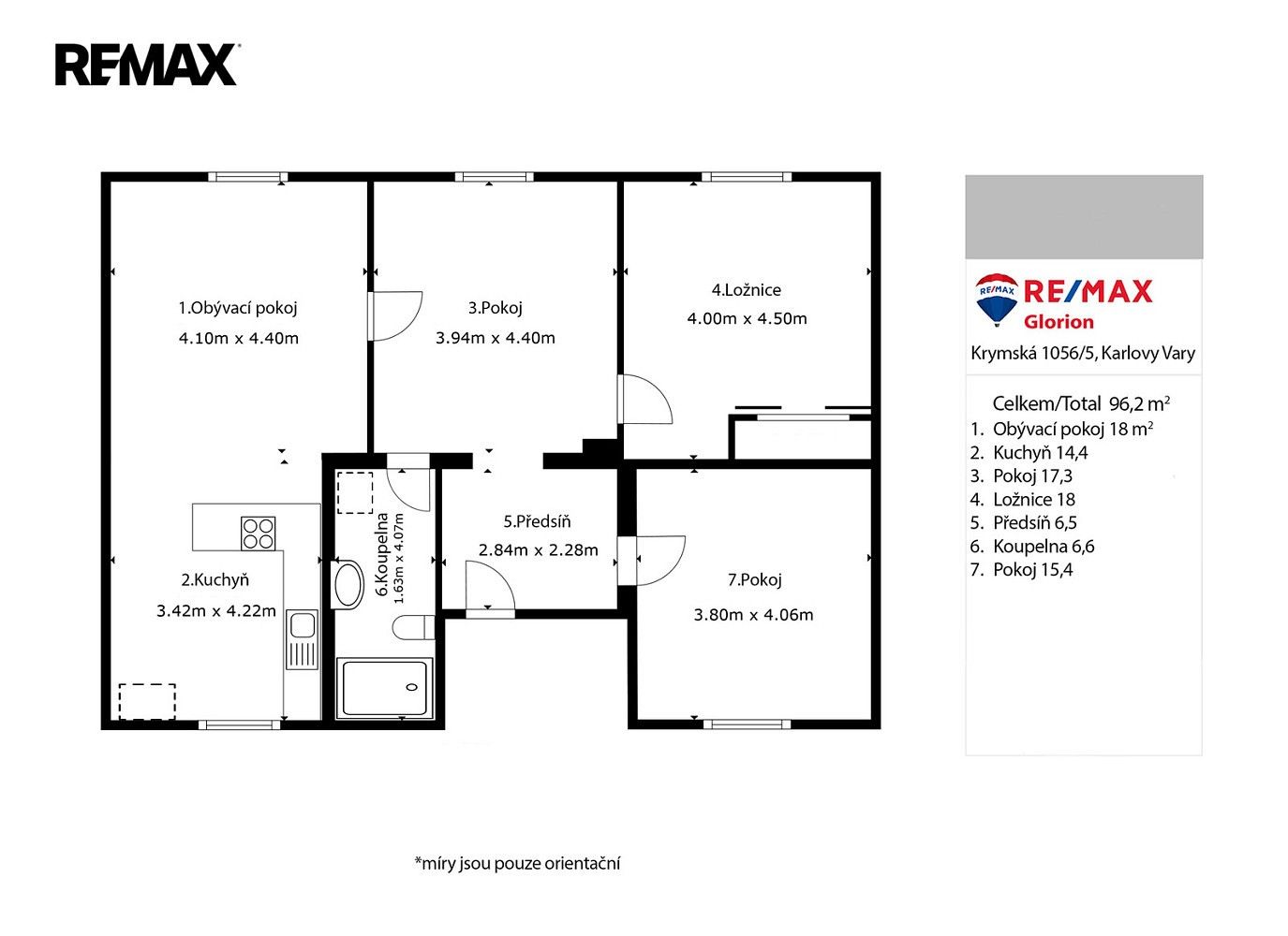 4+kk, Karlovy Vary - Tašovice, Karlovarský kraj, 96 m² - 2
