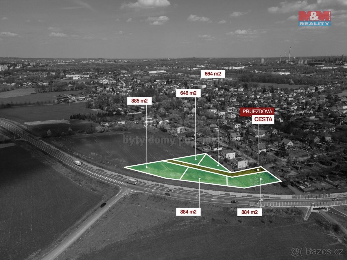 Prodej pozemek pro bydlení - Ostrava, 720 00, 884 m²