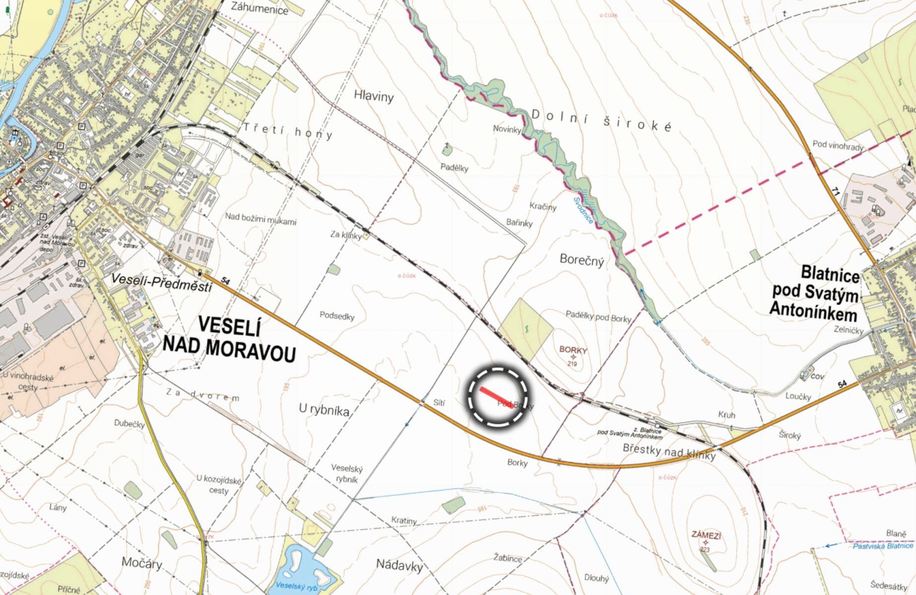 Prodej zemědělský pozemek - Veselí nad Moravou - 2