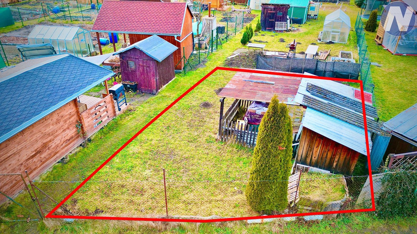 Zahrada, 100 m²