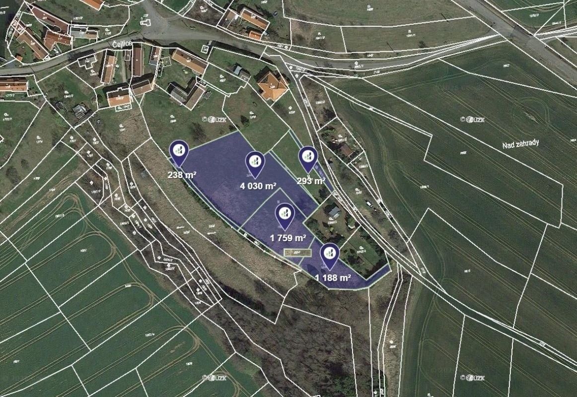 Louka, 7 508 m²
