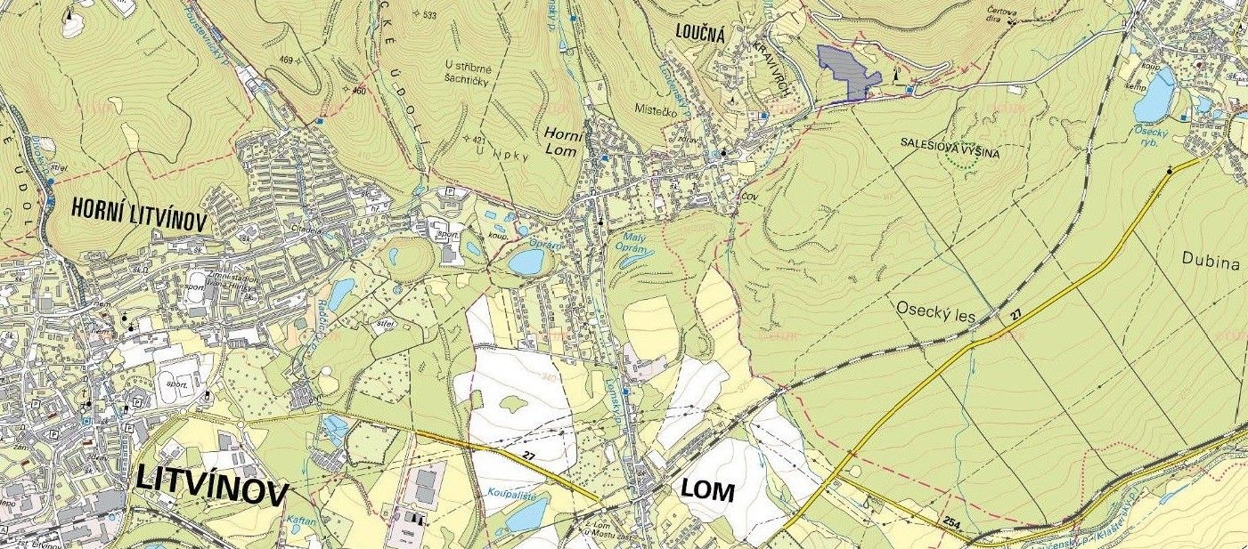 Pozemek pro bydlení · 40 513 m² · Podkrušnohorská  , Lom Loučná - 3