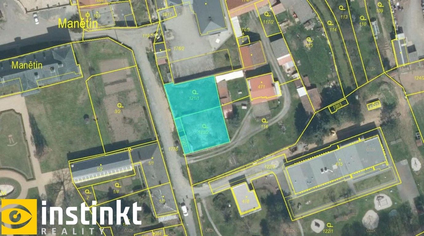 Pozemky pro bydlení, Manětín, 668 m² - 1