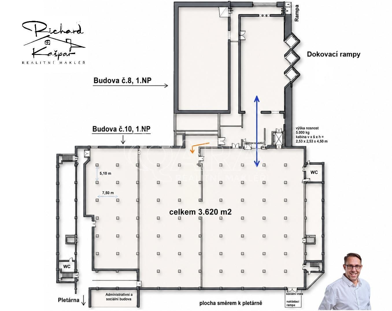 Sklad · 3 620 m² · U Vodárny  , Písek Budějovické Předměstí - 4
