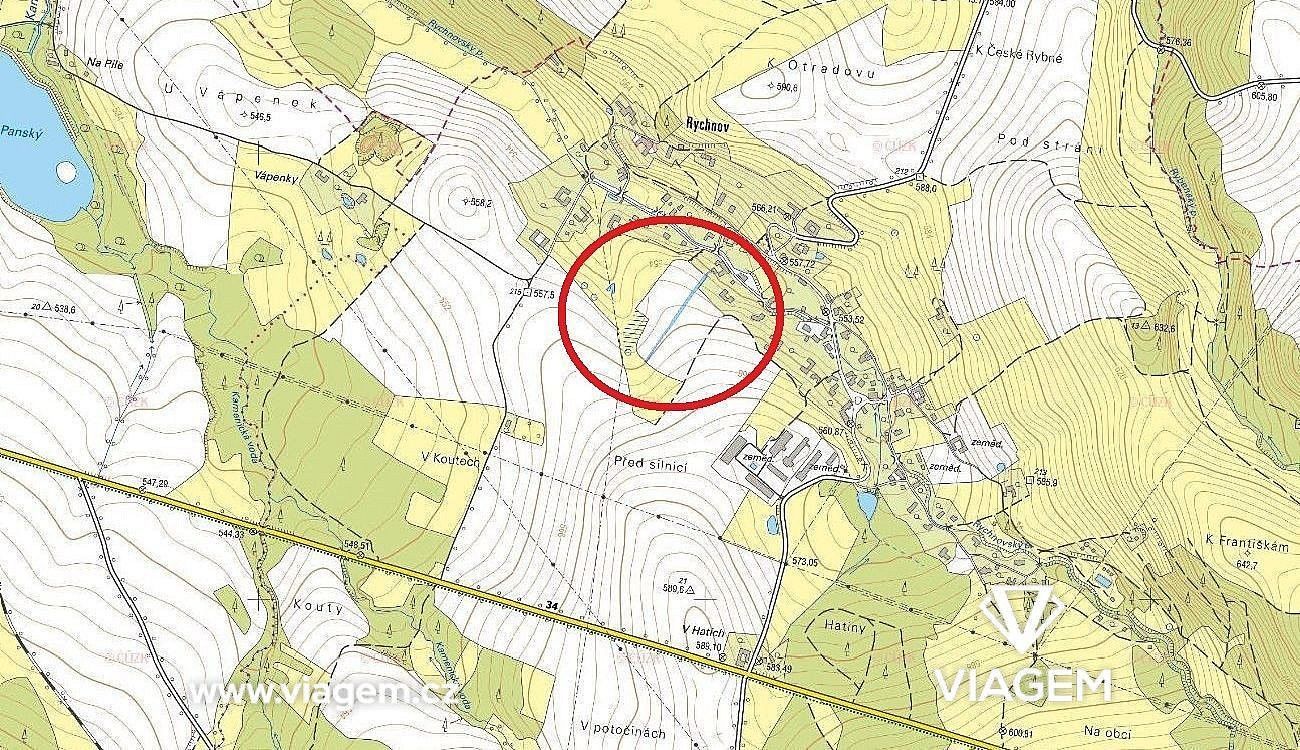Prodej zahrada - Krouna, okres Chrudim, Pardubický kraj - 2