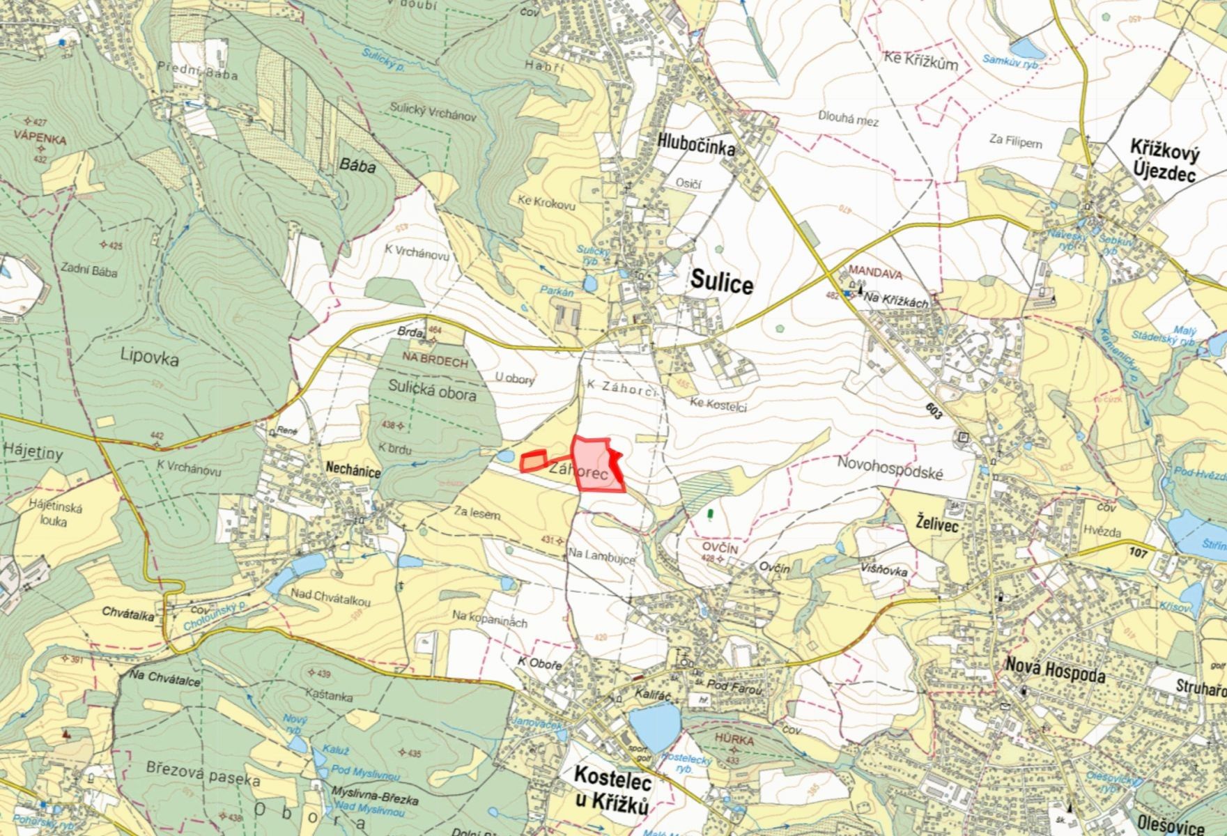 Zemědělské pozemky, Sulice - 2
