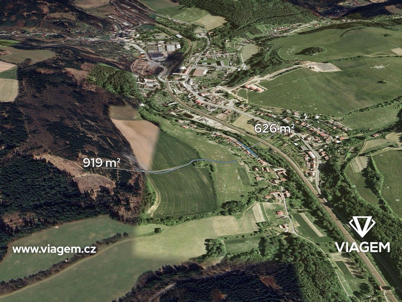 Zemědělský pozemek, 1 545 m²