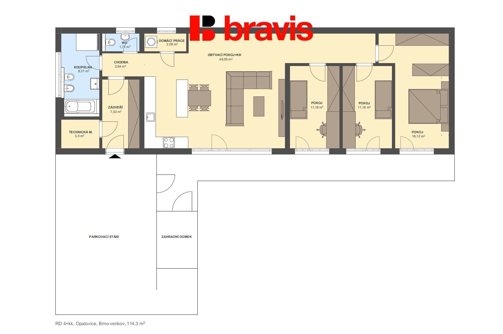Prodej rodinný dům - Vyškov Opatovice, 114 m² - 5