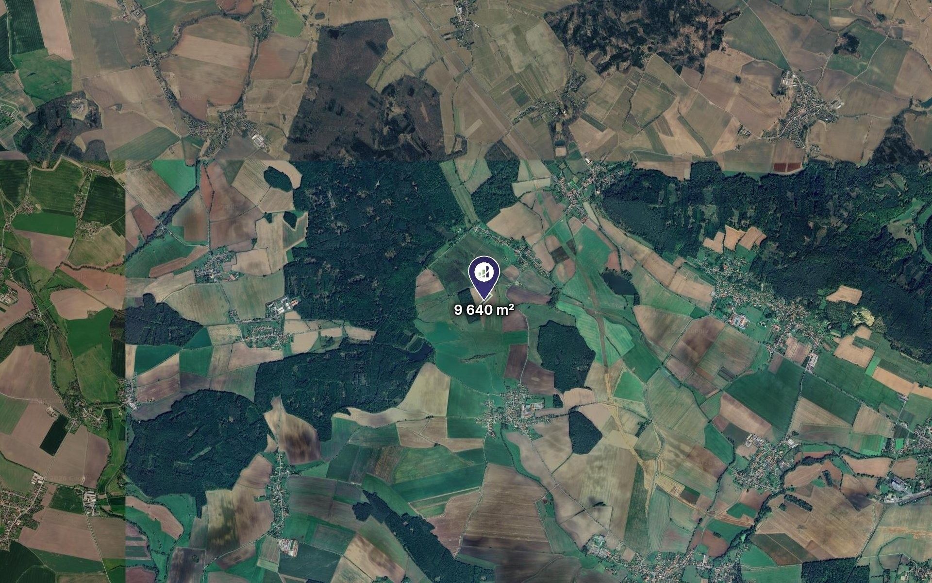 Zemědělské pozemky, Kovač, 9 640 m² - 2