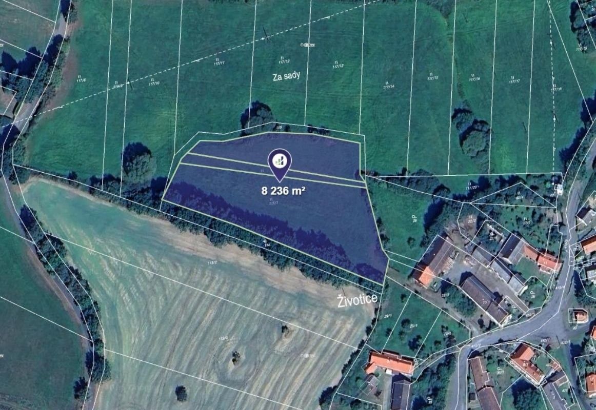 Louka, 4 118 m²