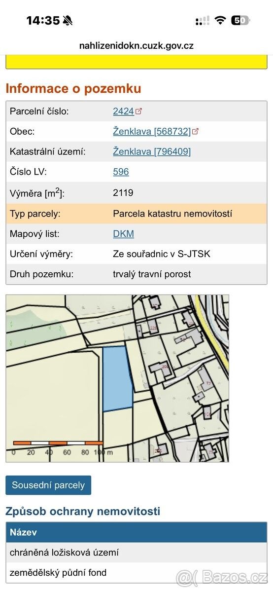 Pozemky pro bydlení, Ženklava, 742 67 - 2