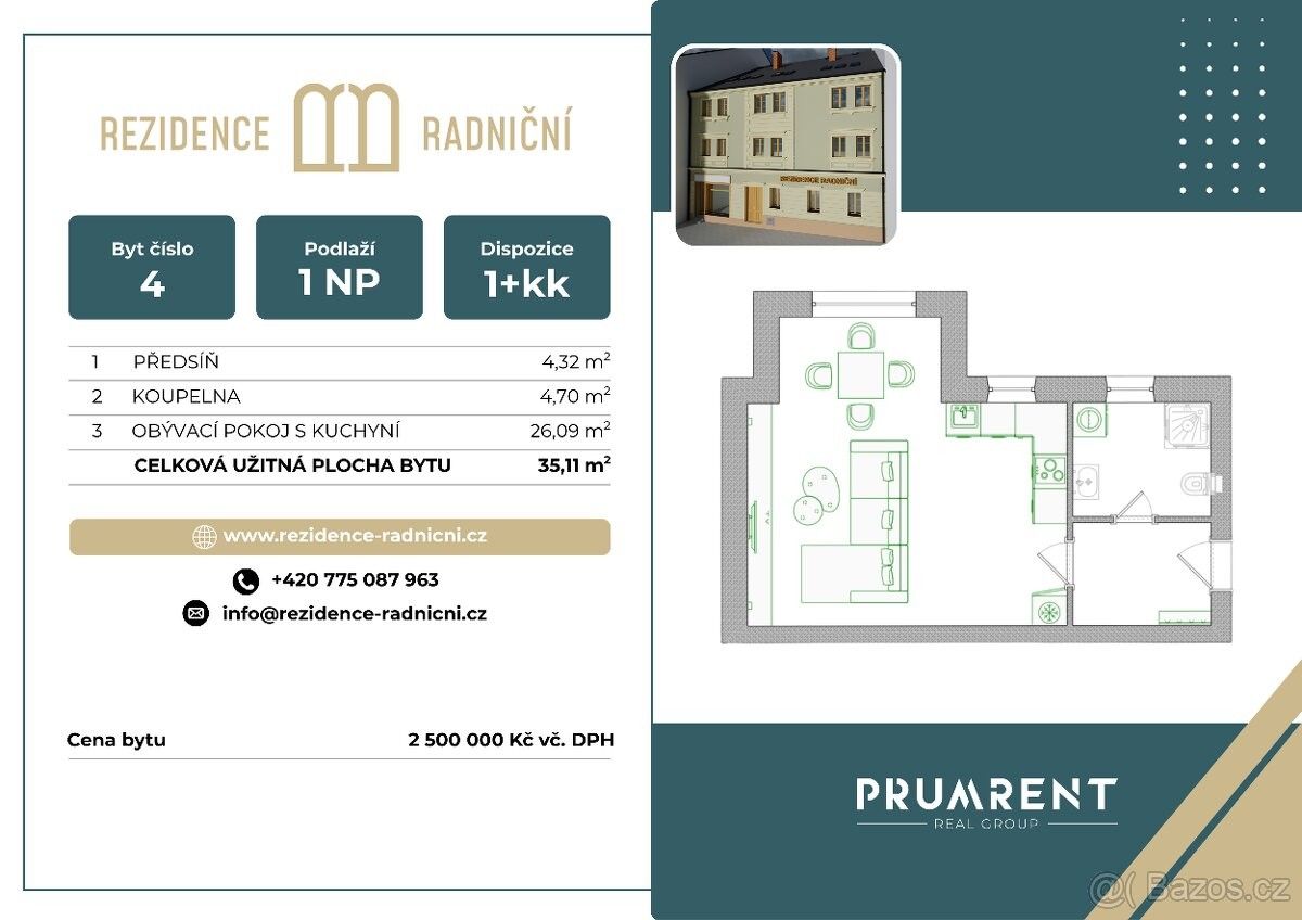 Prodej byt - Šumperk, 787 01