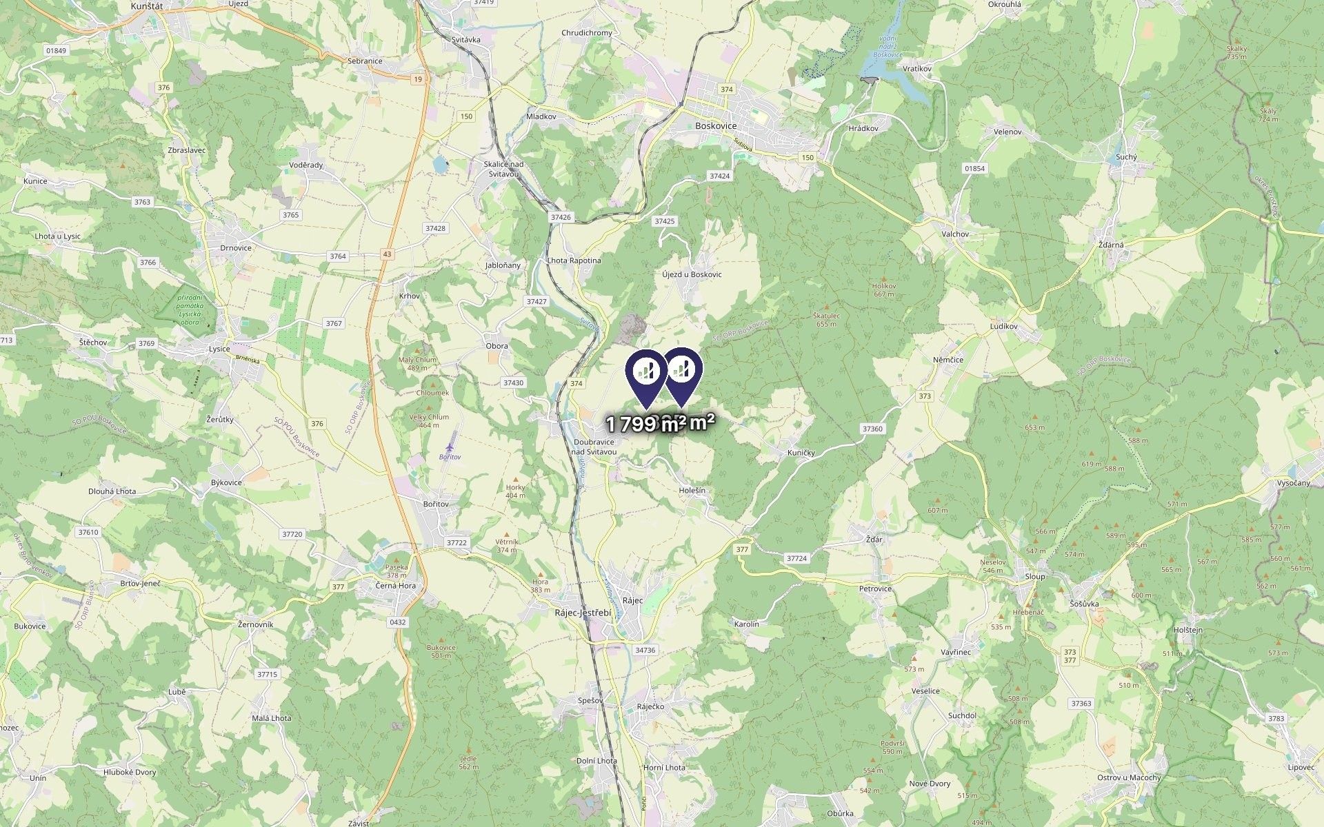 Zemědělský pozemek · 2 624 m² · Doubravice nad Svitavou - 3